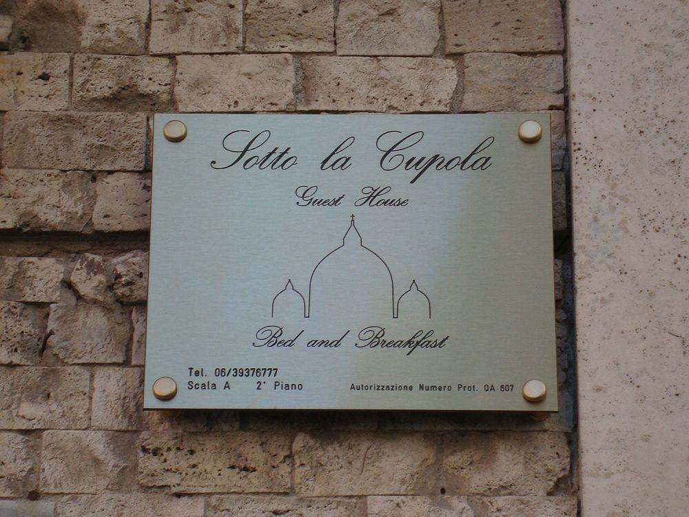 Sotto La Cupola Bed and Breakfast Roma Exterior foto